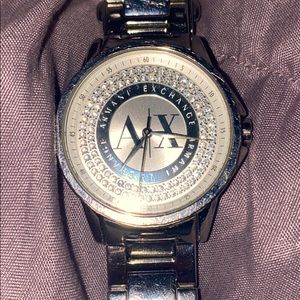 Armani Exchange Watch with Bling!!